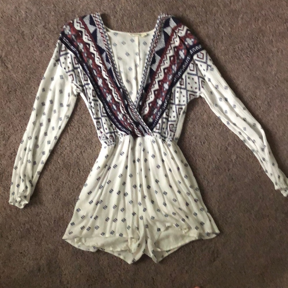 Long sleeve romper